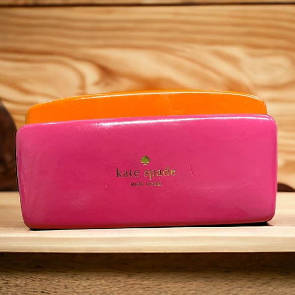 kate spade Accessories Pink And Orange Kate Spade Eyeglass Case
